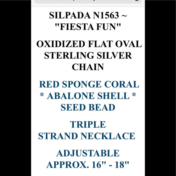 Silpada 3 Strand Artisan Necklace N1563 Fiesta Fun - Picture 5 of 5